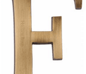 Marcus Concealed Fixing Brass Alphabet Door Letters (A-Z) additional 44
