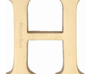 Marcus Concealed Fixing Brass Alphabet Door Letters (A-Z) additional 64