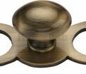 Marcus Oval Cabinet Knob and Backplate additional 1