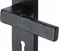 Marcus Cheswell Black Iron Rustic Lever Handle additional 1