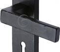 Marcus Cheswell Black Iron Rustic Lever Handles additional 1