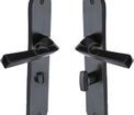 Marcus Grafton Black Iron Rustic Lever Handles additional 4