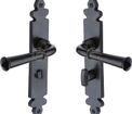 Marcus Ludlow Black Iron Rustic Lever Handles additional 3