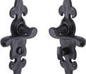 Marcus Fleur-de-Lys Tudor Black Iron Lever Handle additional 3