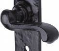 Marcus Shropshire Tudor Black Iron Lever Handle additional 1