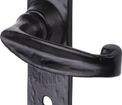 Marcus Wellington Tudor Black Iron Lever Handle additional 1