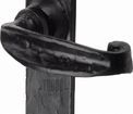Marcus Wellington Tudor Black Iron Lever Handle additional 2