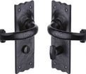 Marcus Colonial Tudor Black Iron Lever Handle additional 4