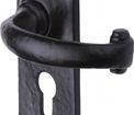 Marcus Colonial Tudor Black Iron Lever Handle additional 5