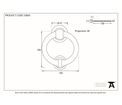 From The Anvil Black Ring Door Knocker additional 2