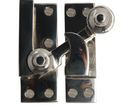 Cardea Cavendish Reeded Straight Arm Sash Fastener additional 2