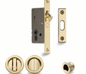 Marcus Privacy Round Flush Handle Lock Set additional 1
