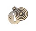 Marcus Covered Keyhole Escutcheon 33mm Reeded additional 1