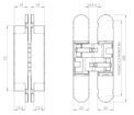 Eurospec 3D Concealed Ceam Hinge additional 5