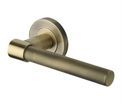 Marcus Phoenix Knurled Door Handle on Round Rose additional 2