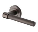 Marcus Phoenix Knurled Door Handle on Round Rose additional 1
