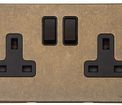 Marcus Vintage (1-2 Gang) Switched Socket additional 16