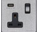 Marcus Vintage (1-2 Gang)  Switched USB Socket additional 9