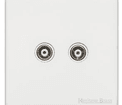 Marcus Vintage 2 Gang TV Coaxial Socket additional 4