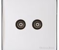 Marcus Vintage 2 Gang TV Coaxial Socket additional 6