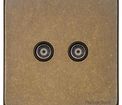 Marcus Vintage 2 Gang TV Coaxial Socket additional 7