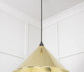 From the Anvil Hockley Hammered Brass Pendant additional 4