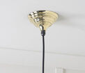 From the Anvil Hockley Hammered Brass Pendant additional 3