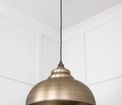From the Anvil Harborne Smooth Aged Brass Pendant additional 4
