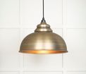 From the Anvil Harborne Smooth Aged Brass Pendant additional 1