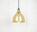 From the Anvil Brindley Hammered Brass Pendant additional 1