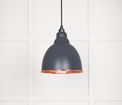 From the Anvil Brindley Smooth Copper Pendant additional 12