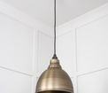 From the Anvil Brindley Smooth Aged Brass Pendant additional 4