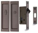 Marcus Privacy Rectangular Flush Handle Lock Set additional 2