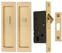 Marcus Privacy Rectangular Flush Handle Lock Set additional 3
