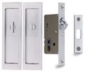 Marcus Privacy Rectangular Flush Handle Lock Set additional 4