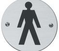 Male Toilet Symbol 76mm additional 1