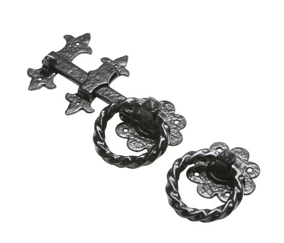 Kirkpatrick Gate Latch With Twisted Loop Handle