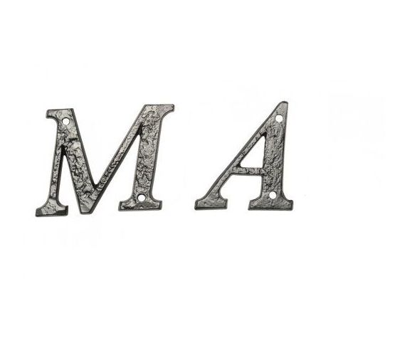 Kirkpatrick Black Antique-Style Letters