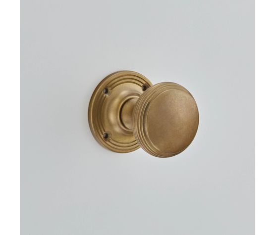 Croft Reeded Cushion Rim Door Knob