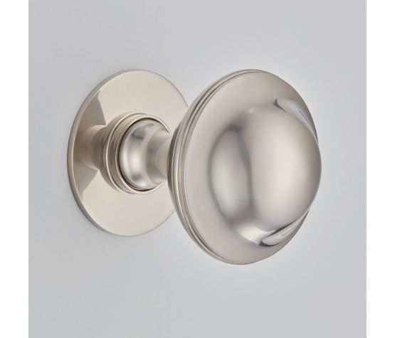 Croft Plain Round Mortice Door Knob