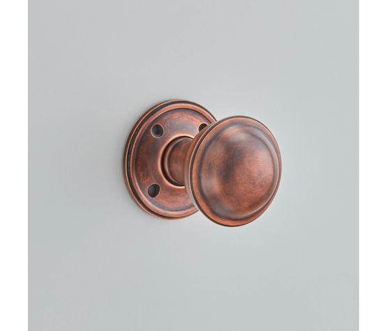 Croft Plain Round Mortice Door Knob
