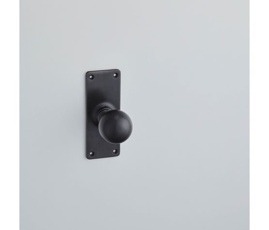 Croft Ball Knobset on School Board Back Plate