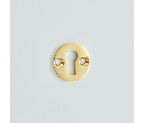 Croft Small Round Cupboard Lock Escutcheon