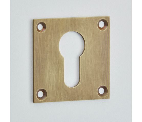 Croft Square Escutcheon - Euro Profile