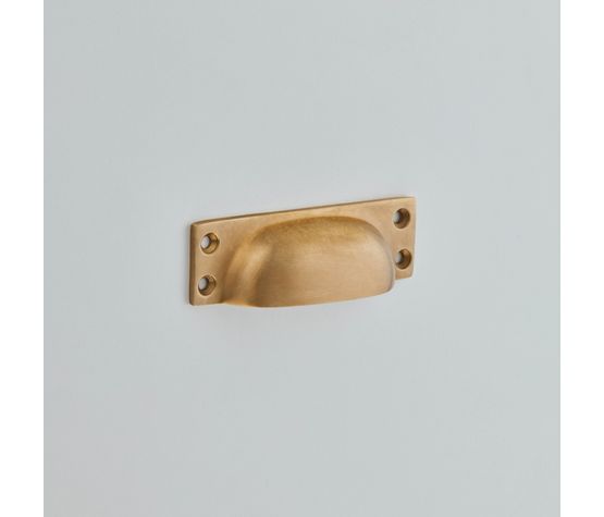 Croft Cast Drawer Pull (Square Plate)