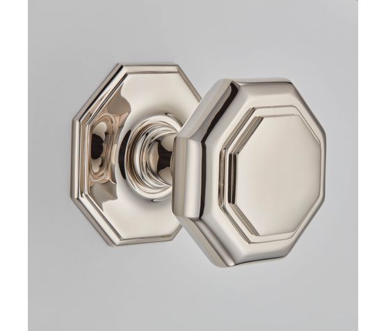Croft Flat Octagonal Centre Door Knob