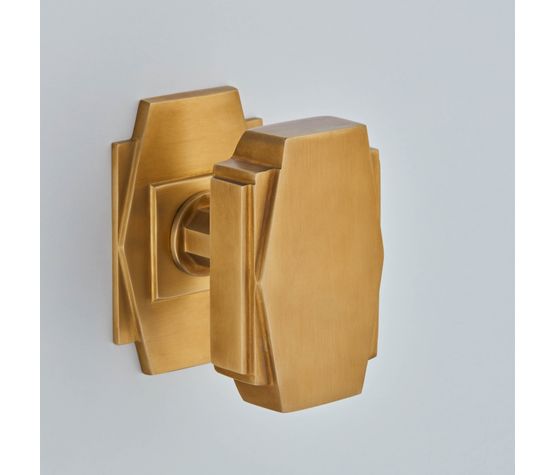 Croft Art Deco Centre Door Knob