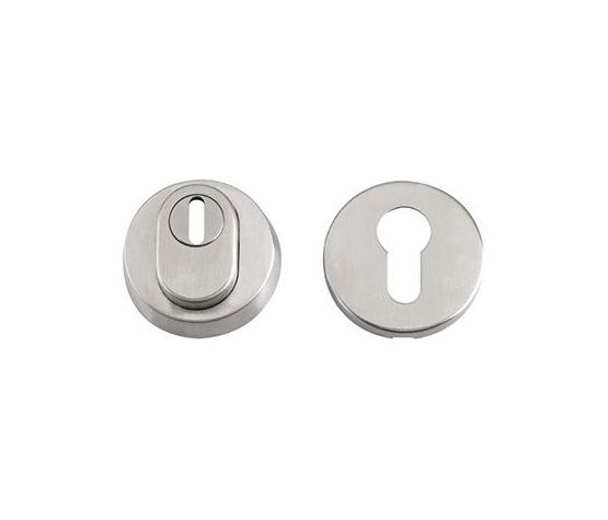 Euro Security Escutcheon Set Stainless Steel