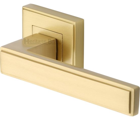 Marcus Linear Lever Handle on Square Rose