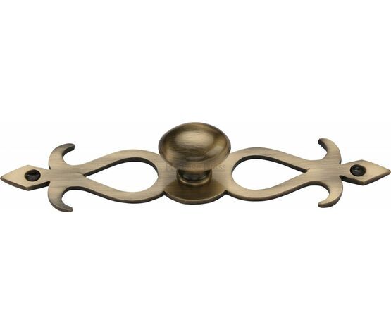 Marcus Oval Cabinet Knob and Backplate